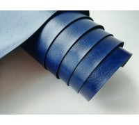 Переплётный кожзам , глянцевый, ярко-синий, 33х70 см